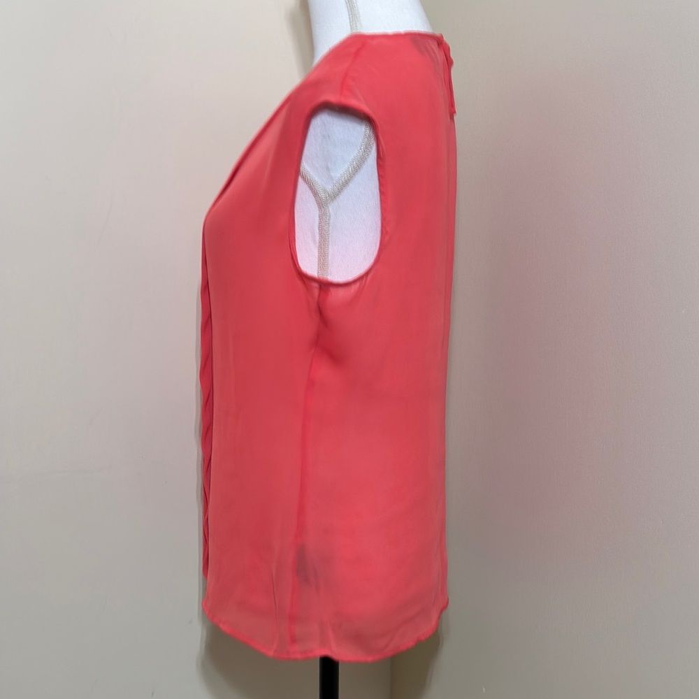 Worthington || Woman hot pink blouse size Medium - Picture 2 of 5